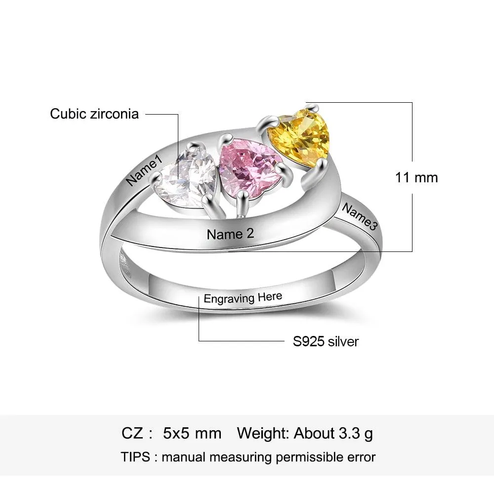 Personalized Double Top Rings Perfect Choice For Women of All Ages