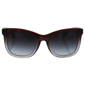 Polo Ralph Lauren Women's 0RA5210 Rectangular Sunglasses, Burgundy Grey Gradient, 53 mm