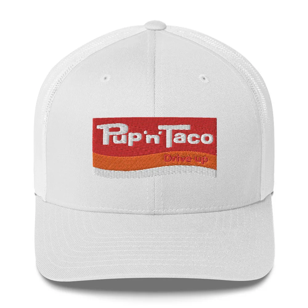 Pup 'n' Taco Hat - Retro 70s Vintage Fast Food Chain Snapback