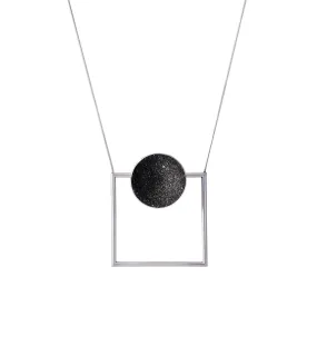 Quadra Minor Necklace with Diamond Dust