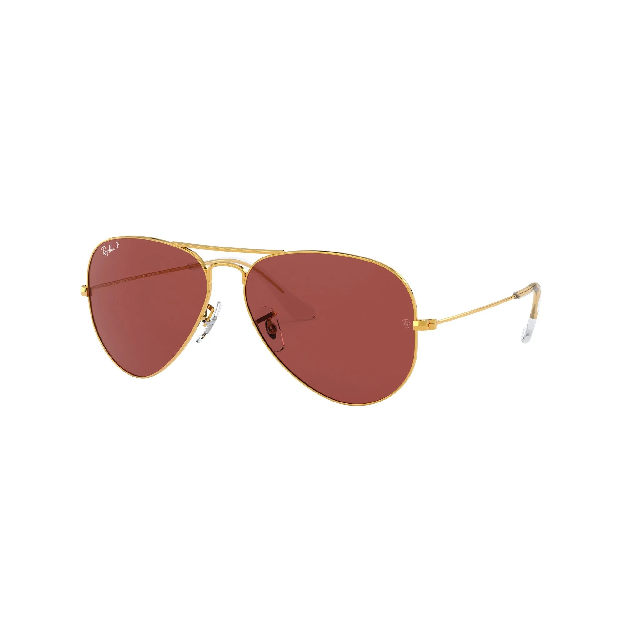 Ray Ban Gold Sunglasses with Violet Gradient Lenses-RB_3025_9196AF_55mm