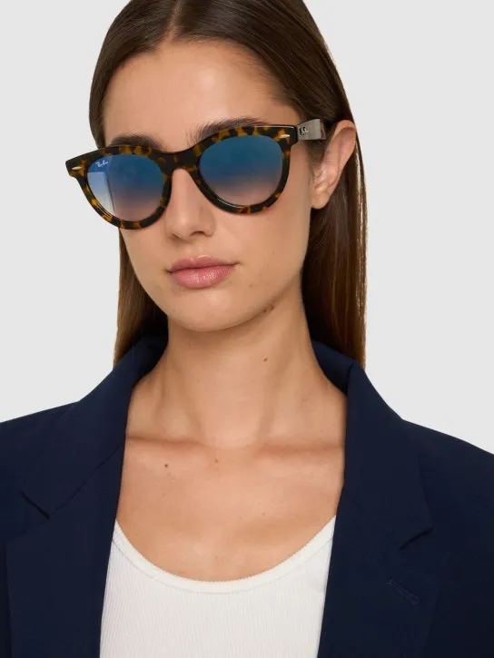 Ray-Ban   Round acetate sunglasses 