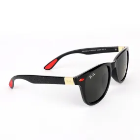 Ray-Ban Uv Protection Shinning Black/Red Sunglasses