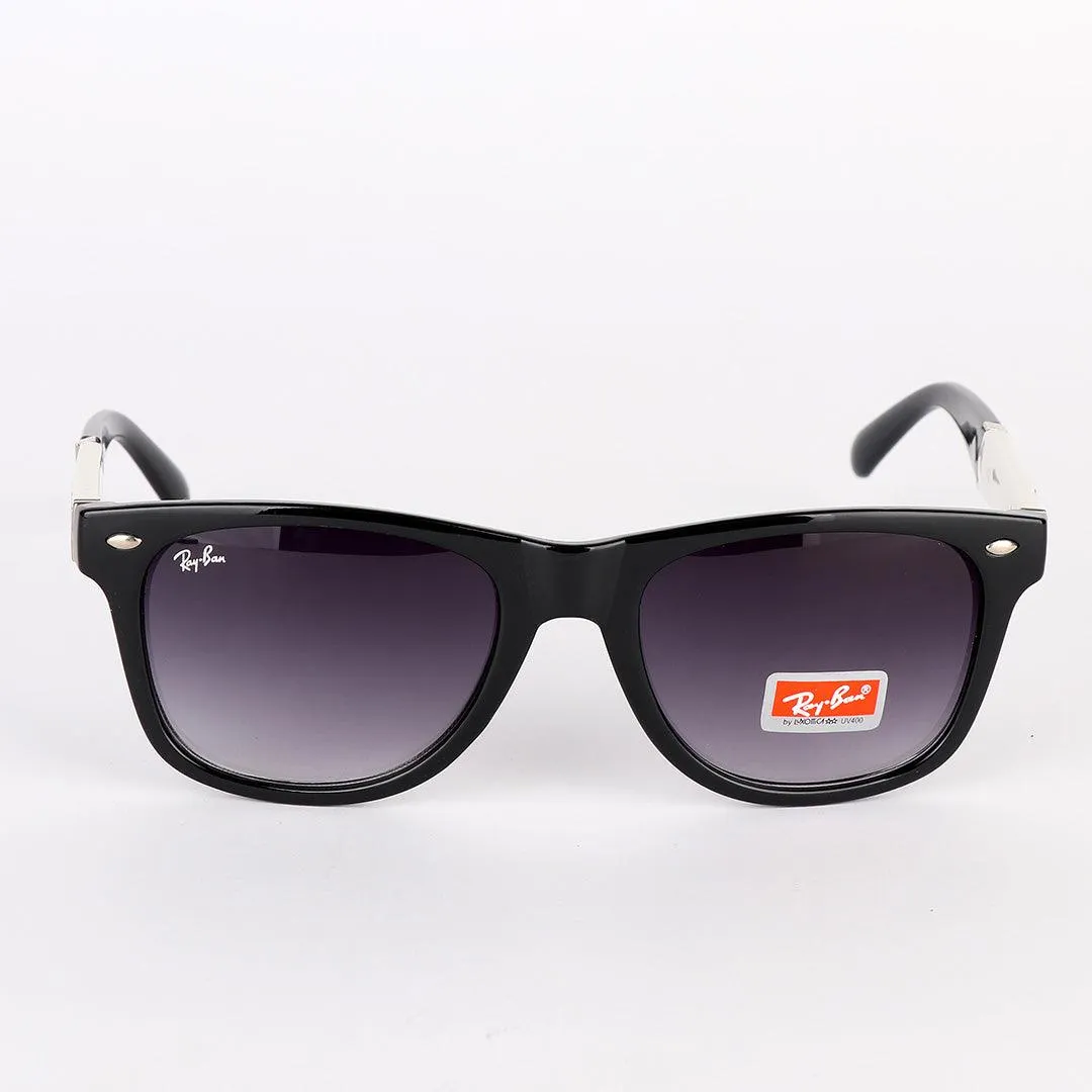 Ray-Ban Wayfarer Black and White Handle Sunglasses