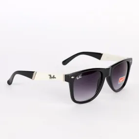 Ray-Ban Wayfarer Black and White Handle Sunglasses