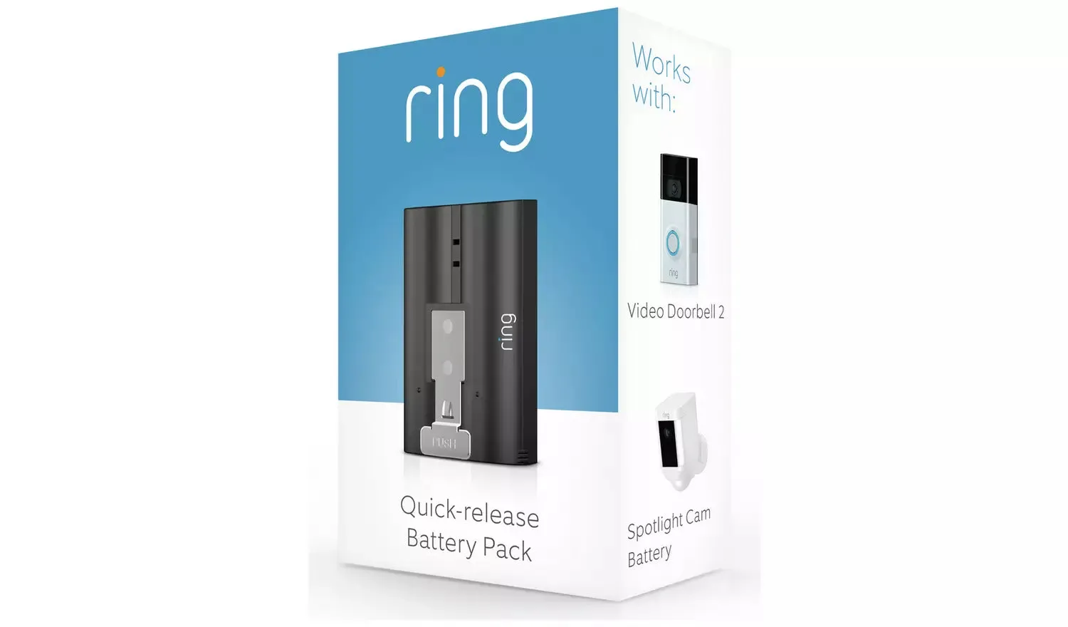 Ring Rechargeable Quick Release Battery Pack