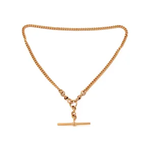 Rose Gold Toggle Lanyard Watch Chain