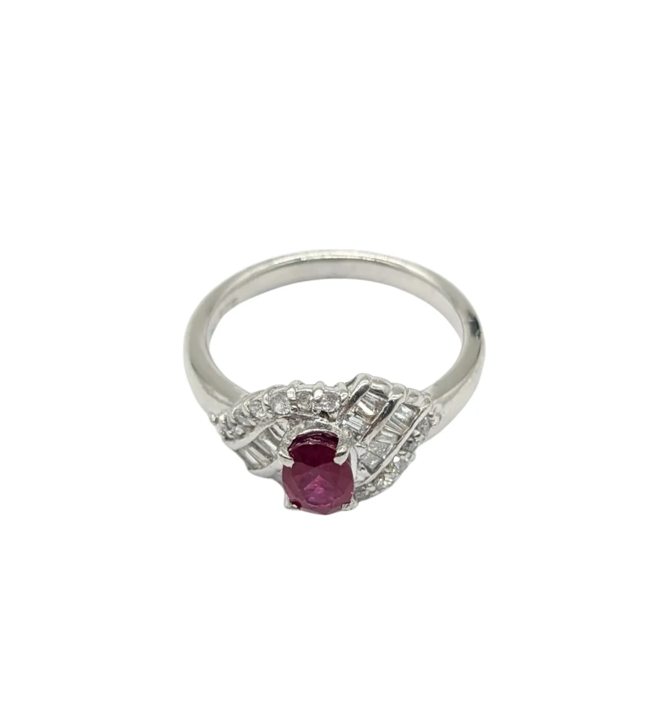 Ruby and Diamond Ladies Fashion Ring