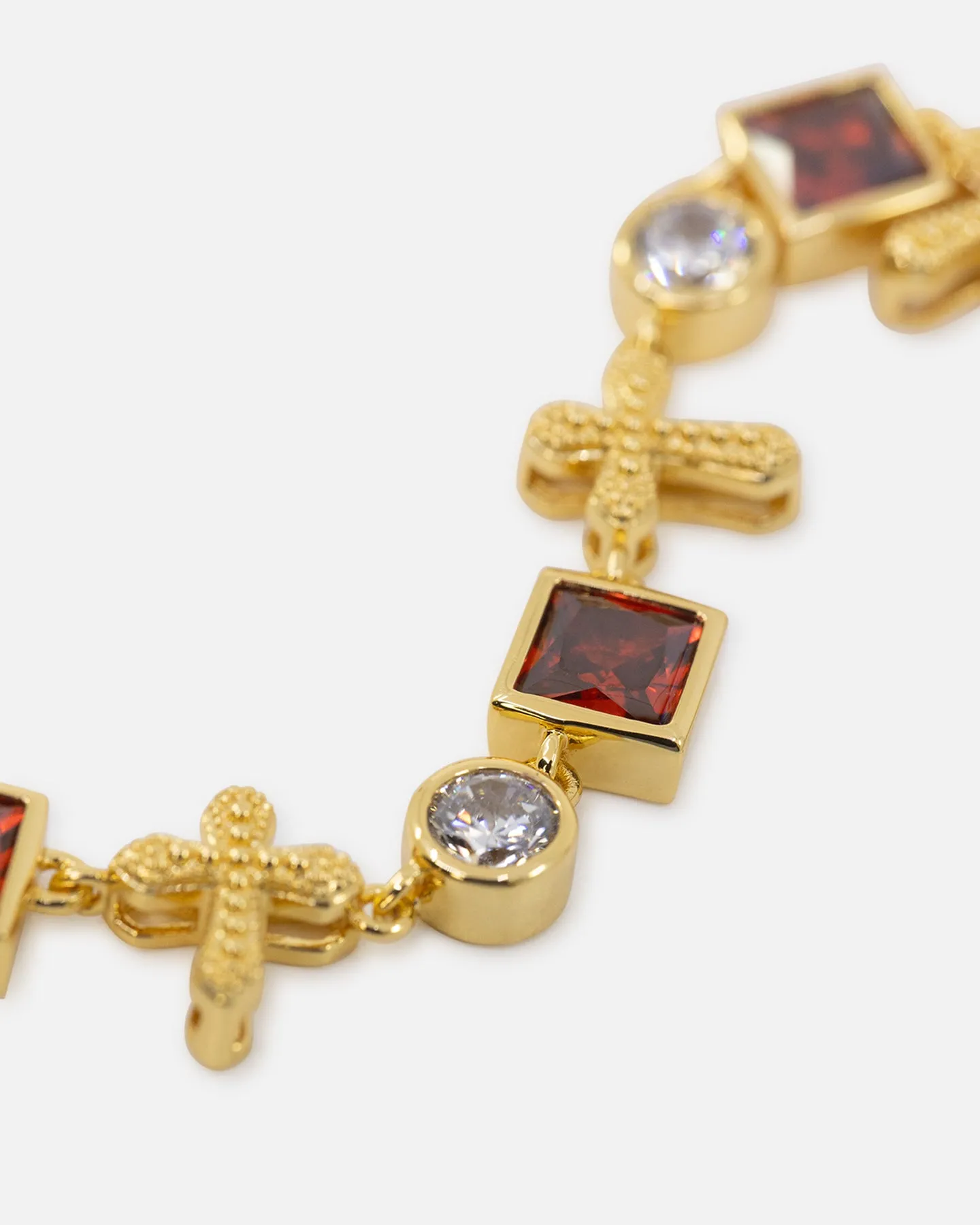 Saint Morta Sanctuary Stone Chain Gold/Garnet