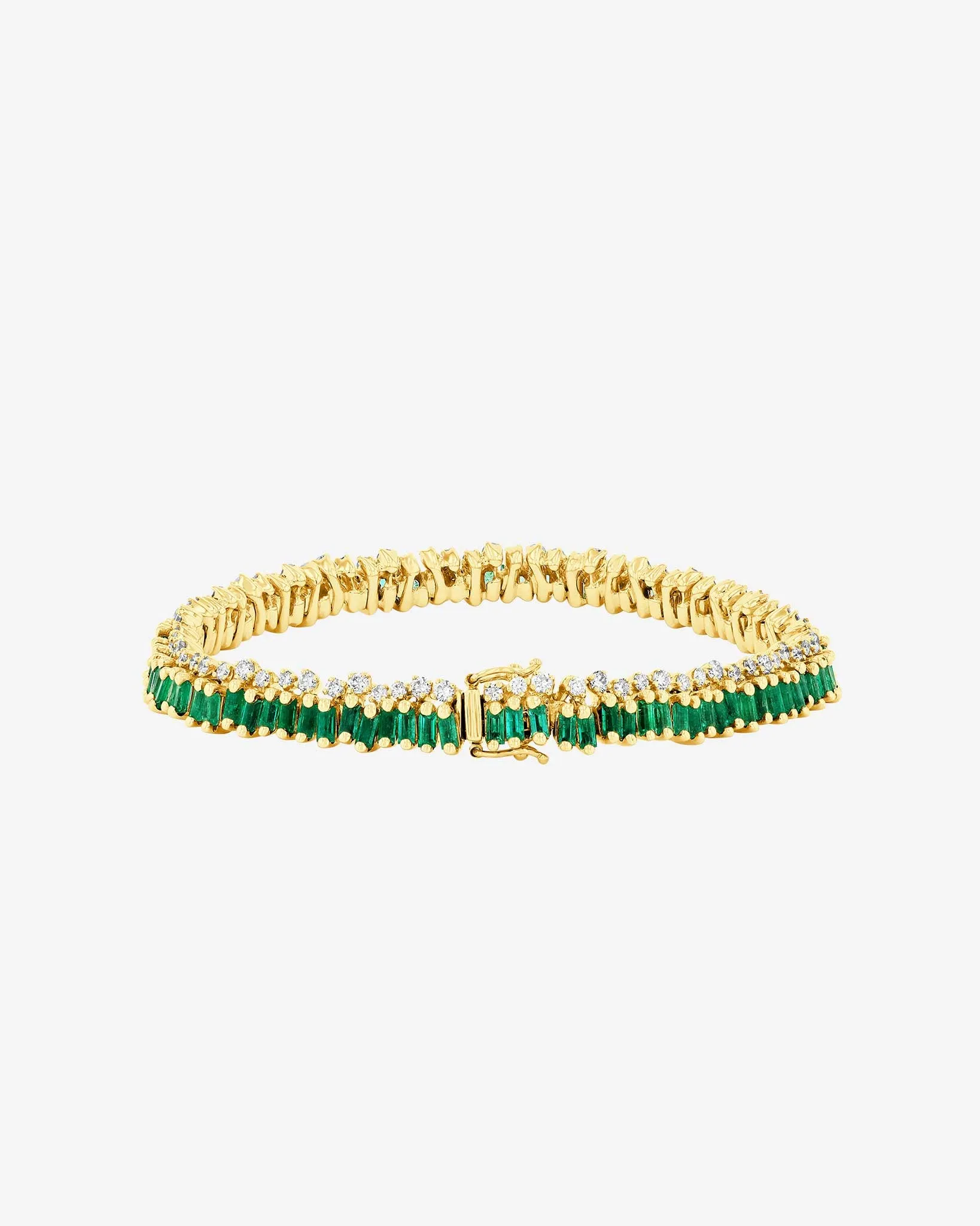 Short Stack Emerald Tennis Bracelet