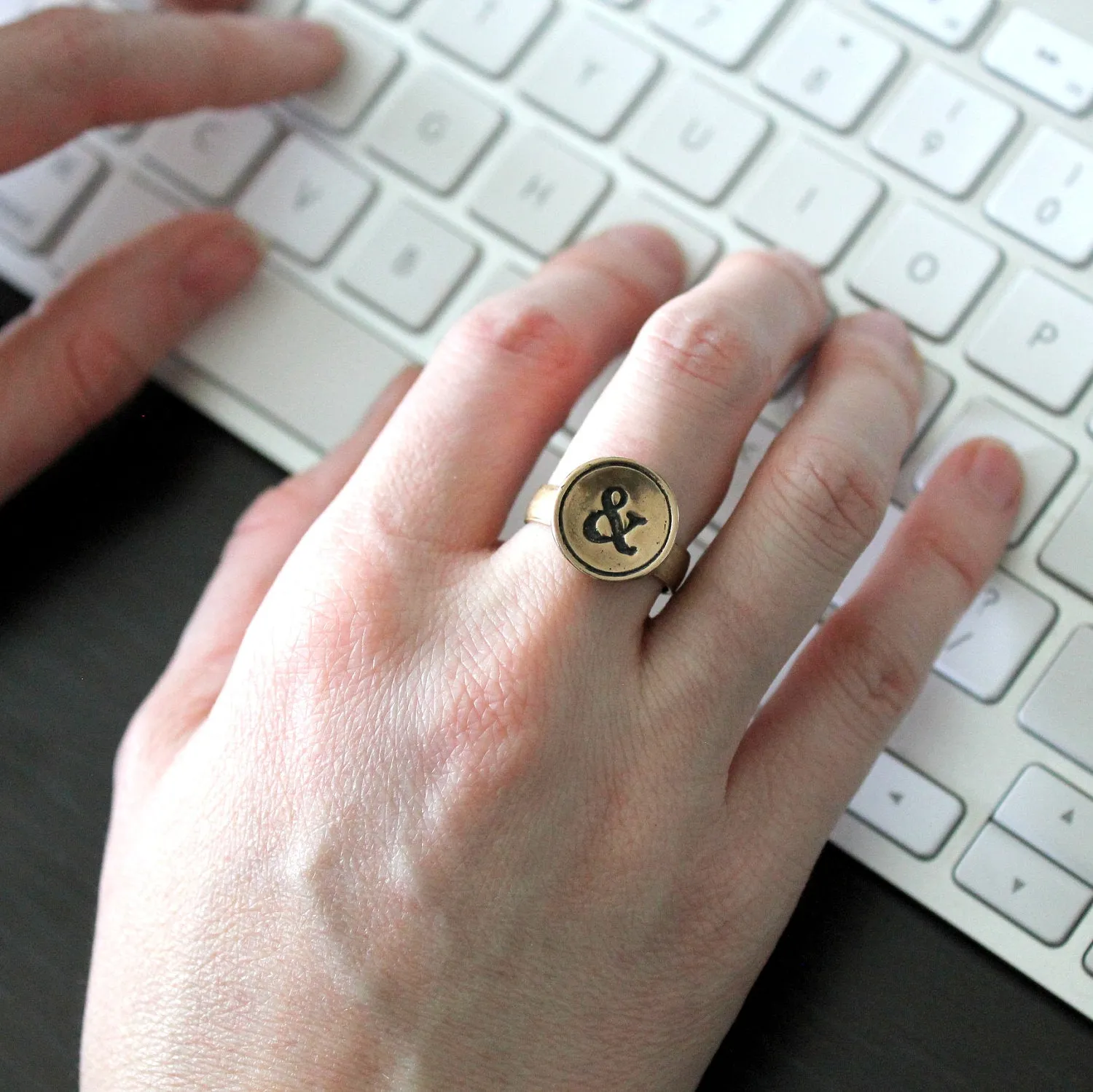 Simple Personalized Initial Ring