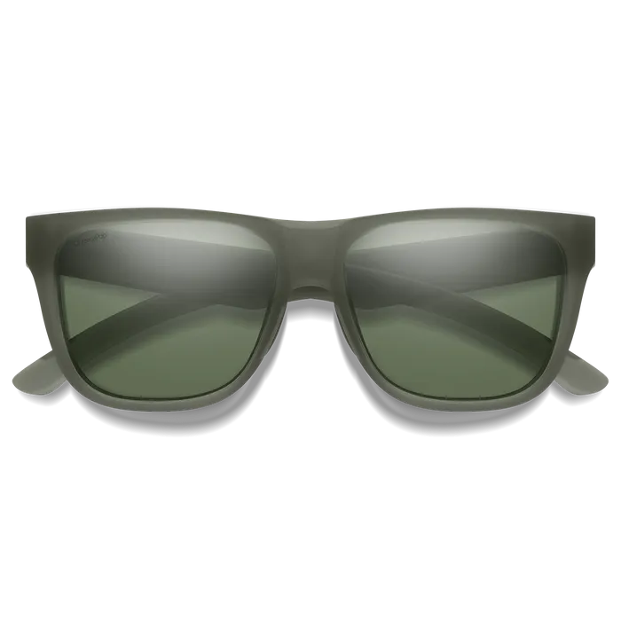 Smith Lowdown 2 Matte Moss Crystal Frame - ChromaPop Polarized Gray Green Lens - Polarized Sunglasses