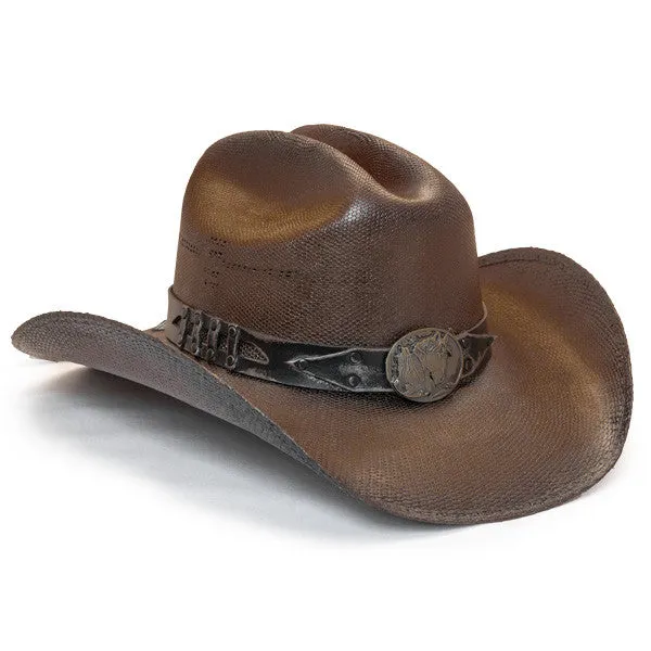 Stampede Hats - Studded Brown Stallion Cowboy Hat