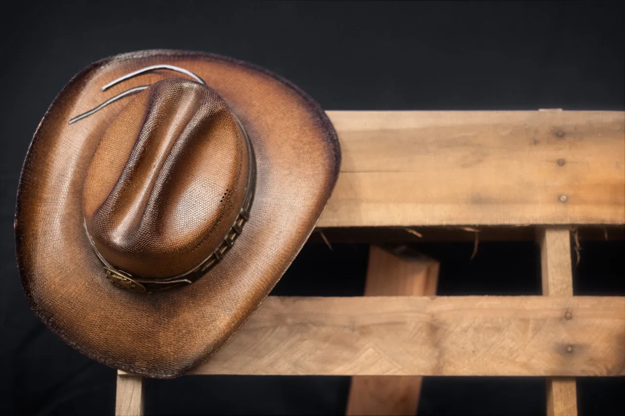 Stampede Hats - Studded Brown Stallion Cowboy Hat