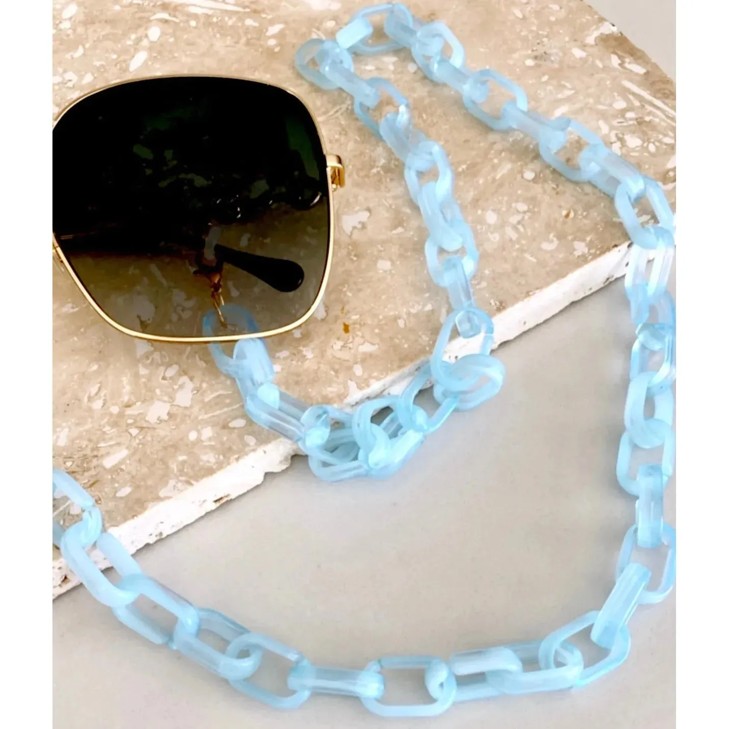 Sunglasses Chain - Capri Chain Aqua