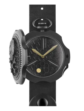 TAMBOORO Men’s watch - BULLET BLACK PVD - ZIRCONIA TB-102-BK-ZB-BK-CP