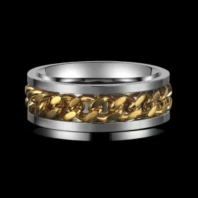 THE CHAIN RING. - GOLD