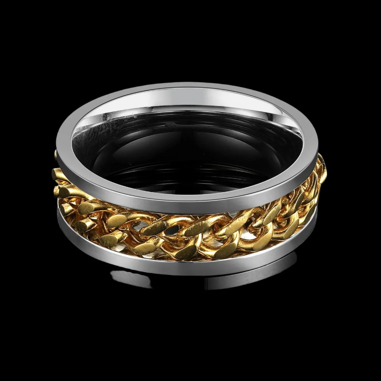 THE CHAIN RING. - GOLD