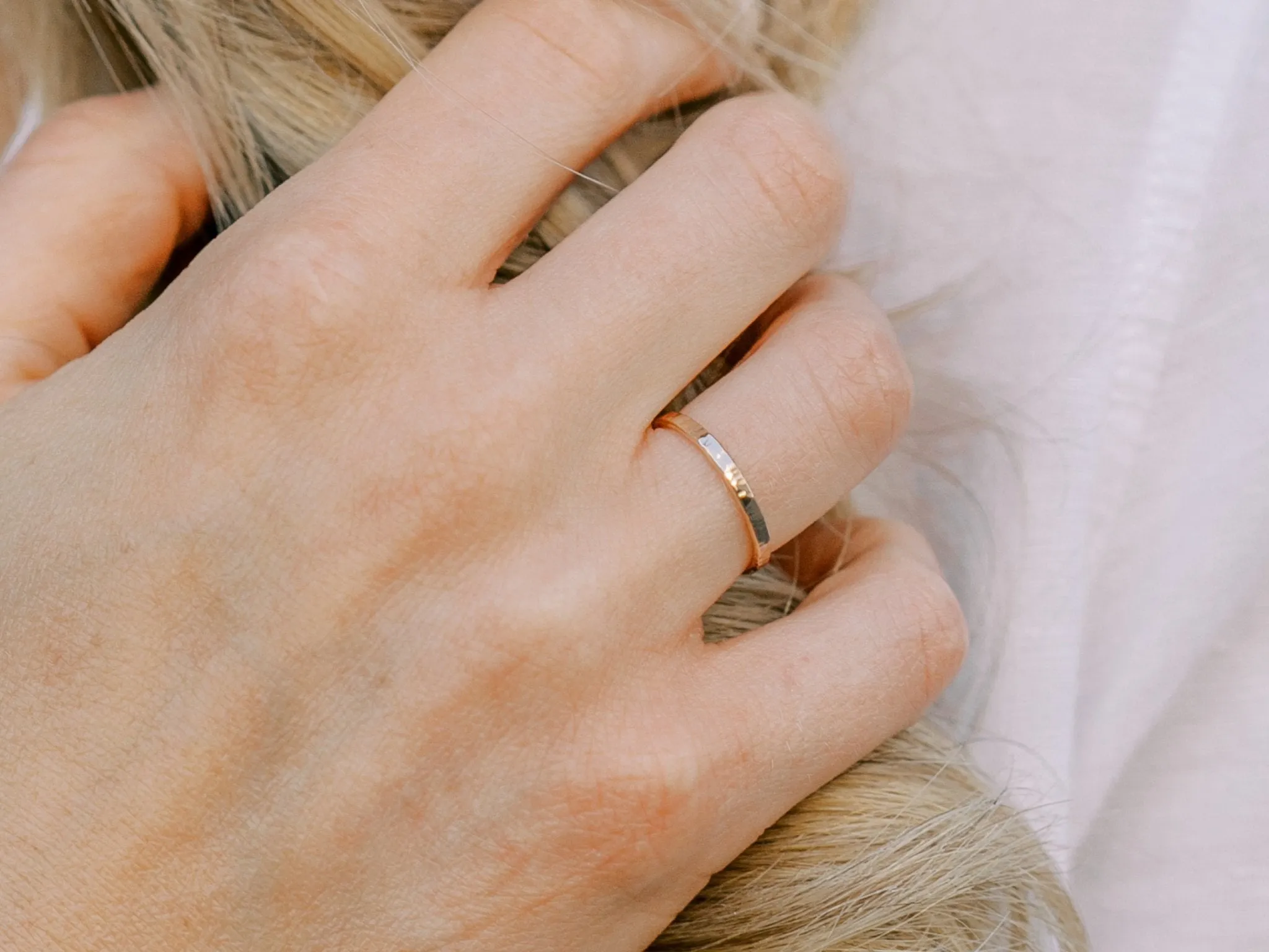 Thick Gold Sparkle Ring