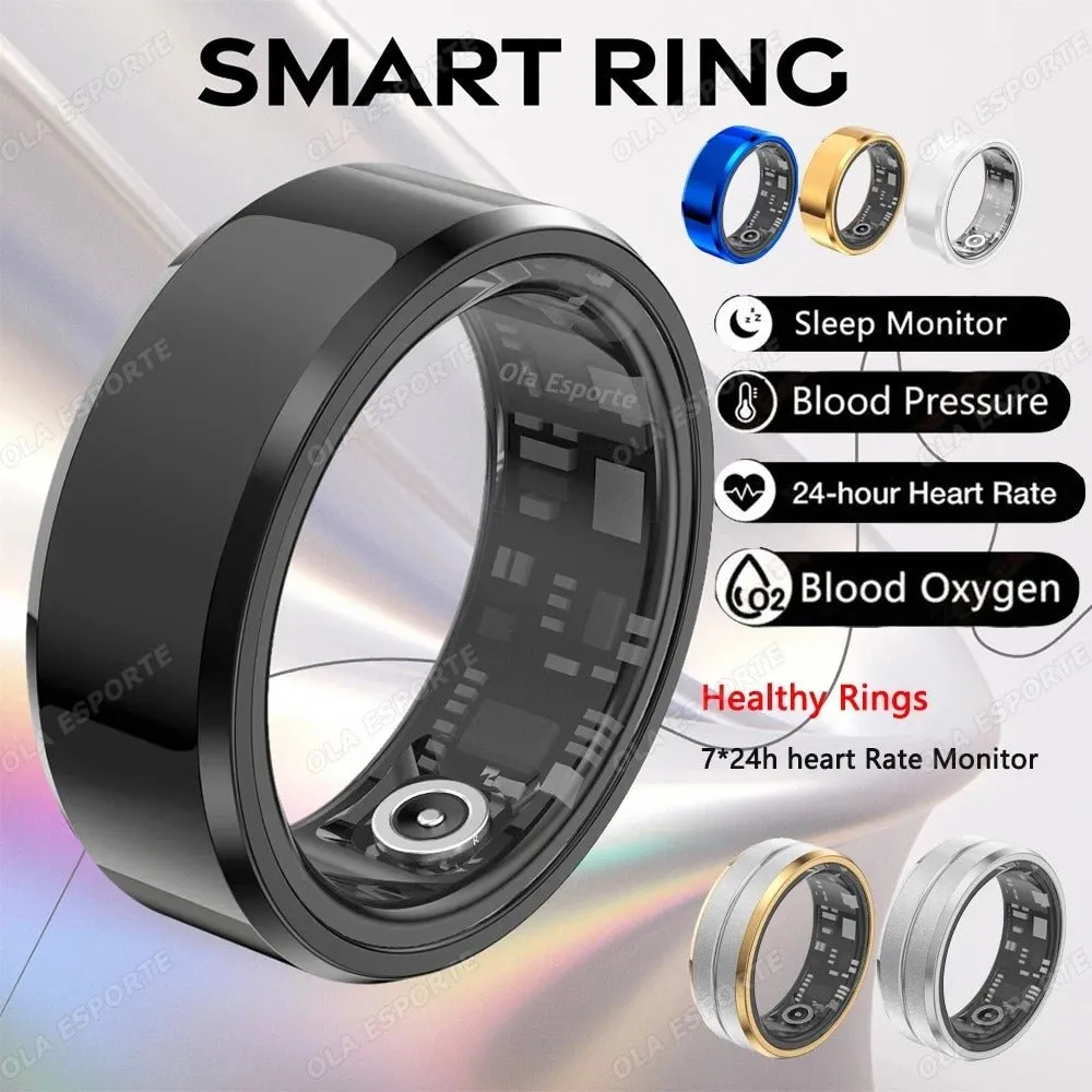 Titanium Steel Smart Ring - Health Rings for Women & Men