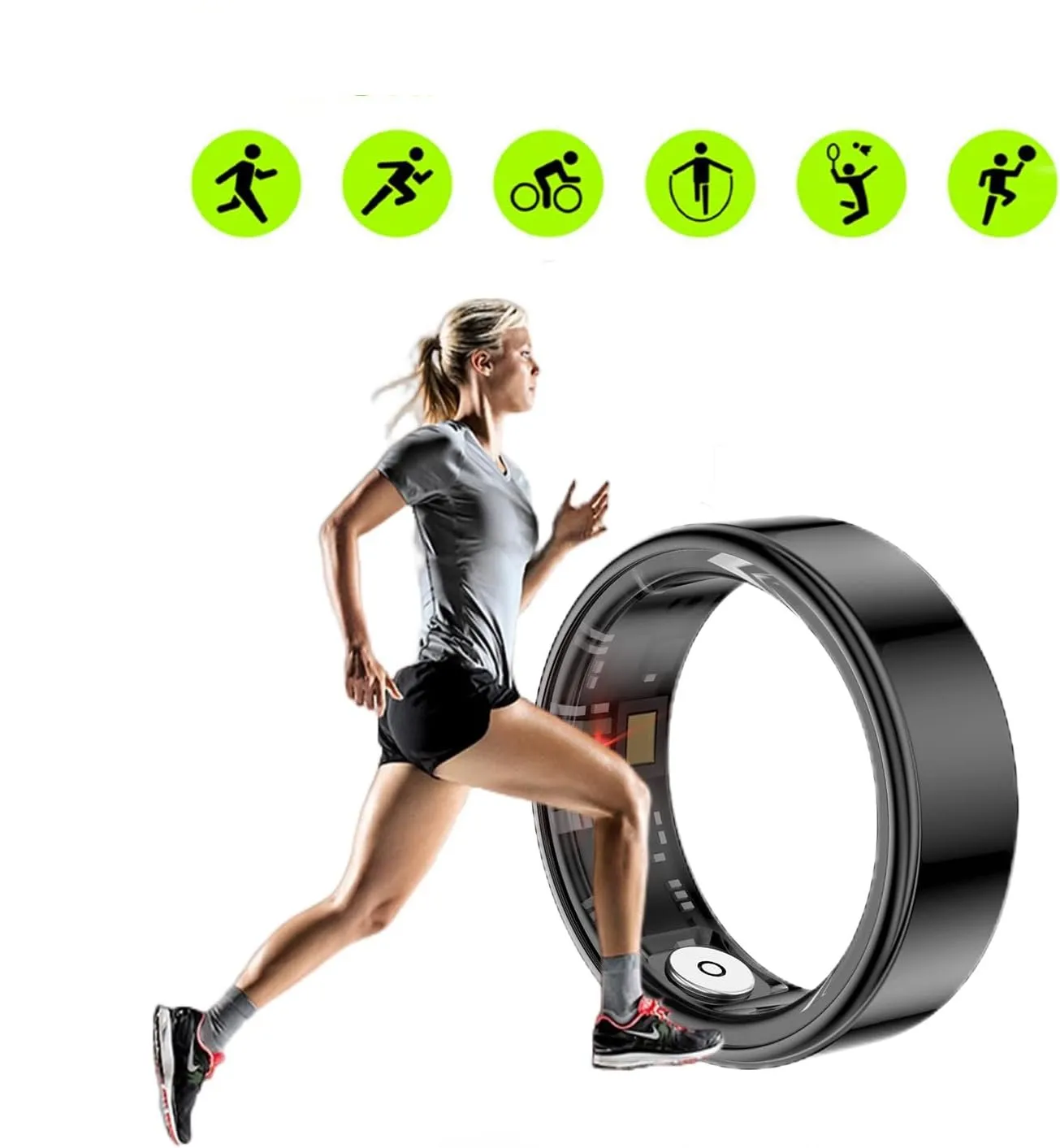 Titanium Steel Smart Ring - Health Rings for Women & Men