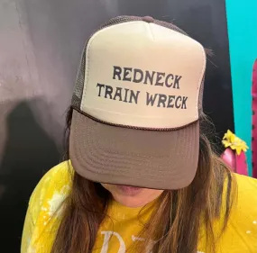 Train Wreck Trucker Hat