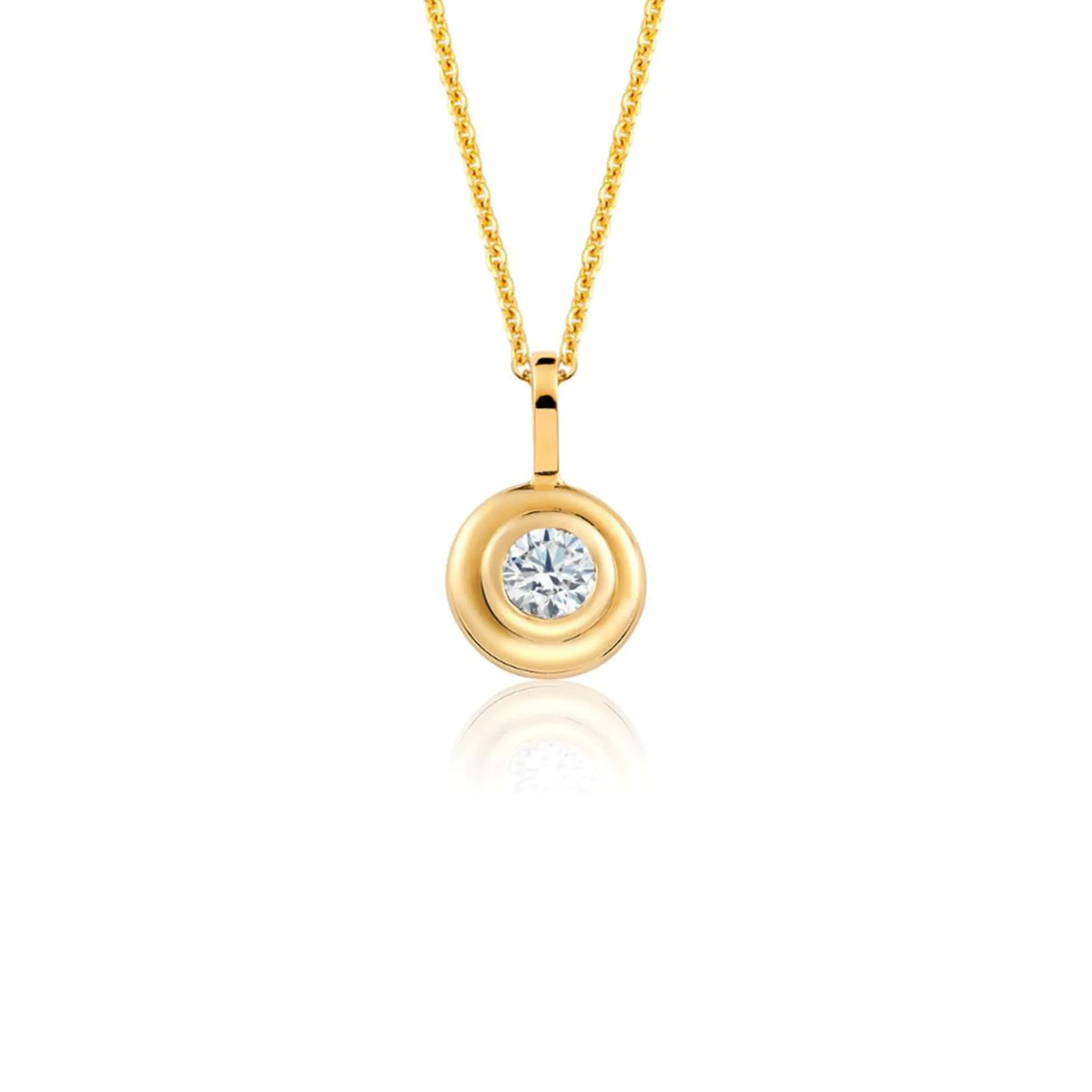 Trinatier Grand Bezel Pendant Necklace