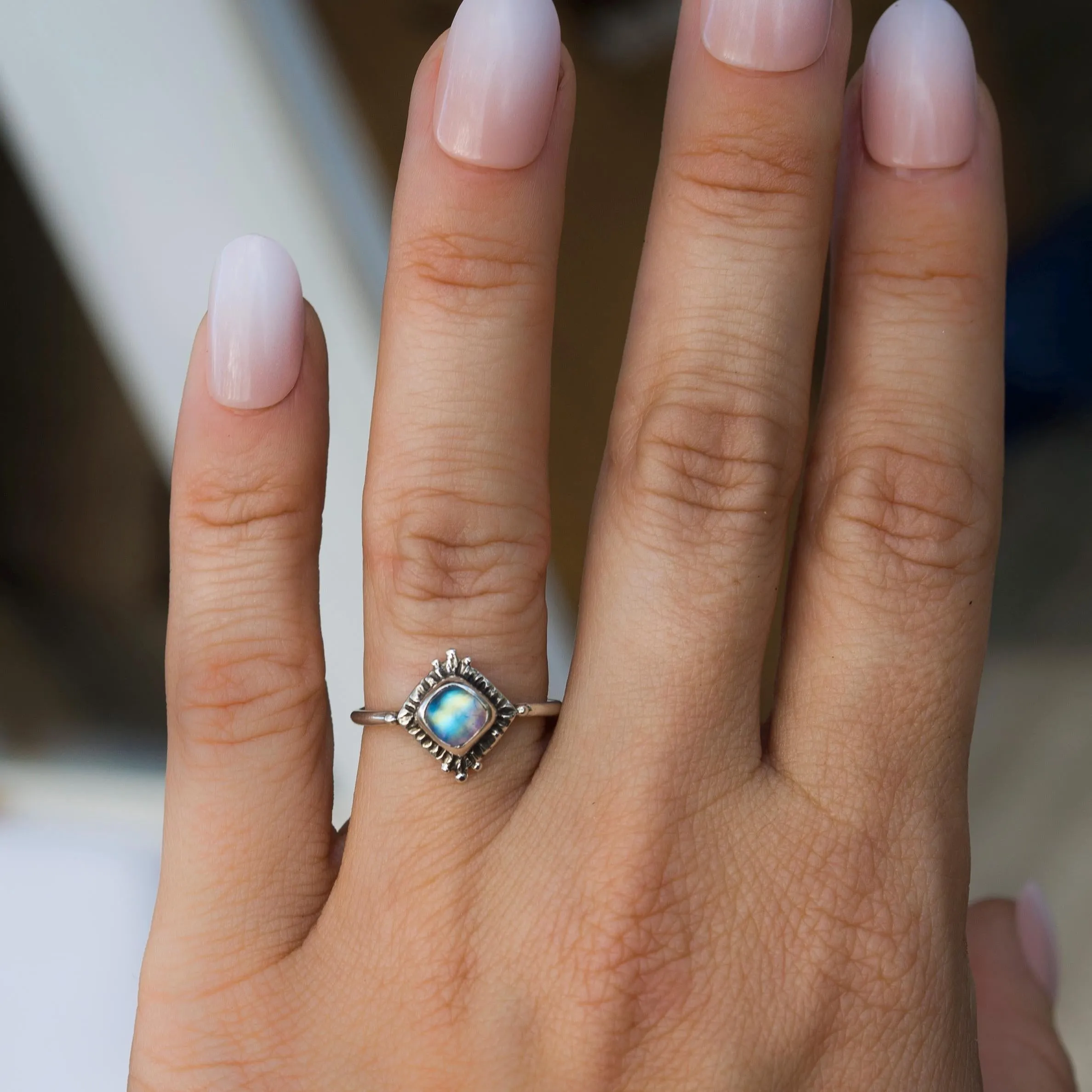 TRINITY Moonstone Ring