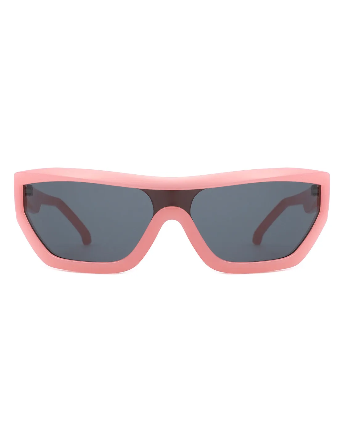 Tybalt - Square Wrap Around Geometric Fashion Sunglasses