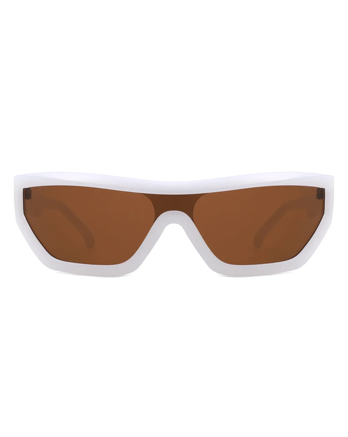 Tybalt - Square Wrap Around Geometric Fashion Sunglasses