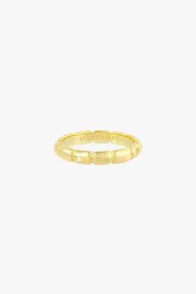 Vacance ring gold plated