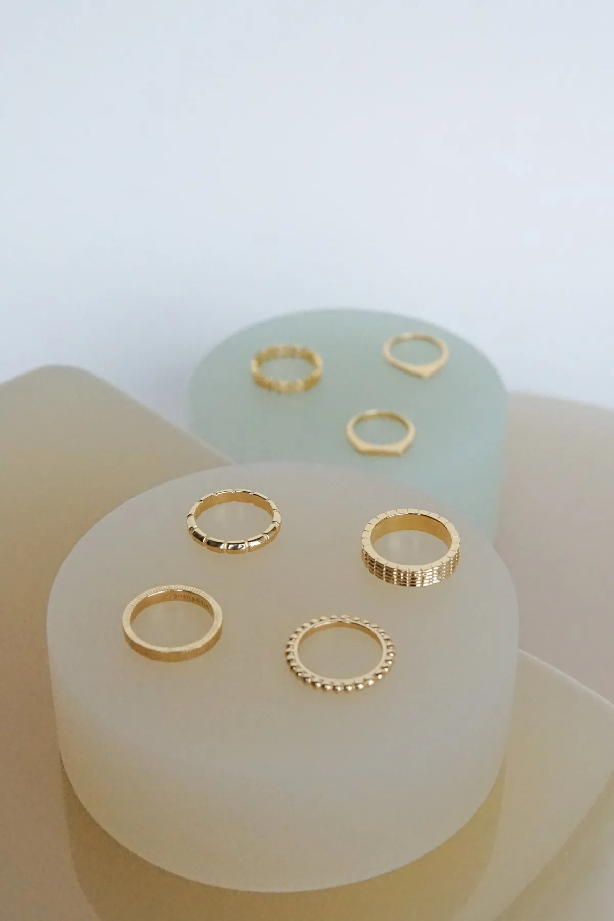 Vacance ring gold plated