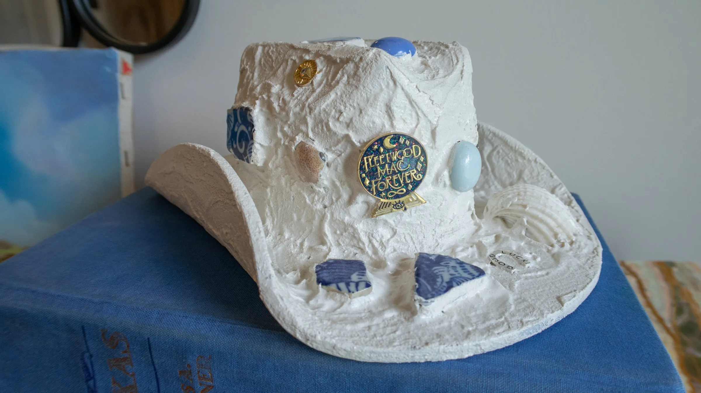 Venice Beach Villa Artisan Mosaic Cowboy Hat