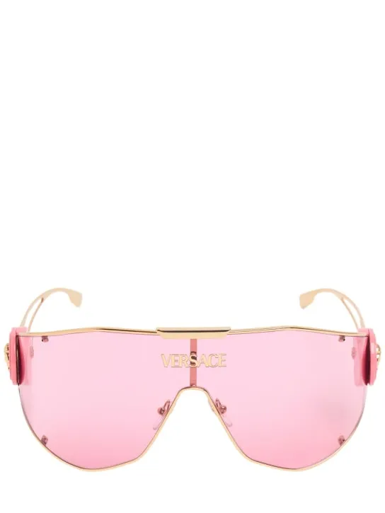 Versace   Metal mask sunglasses 