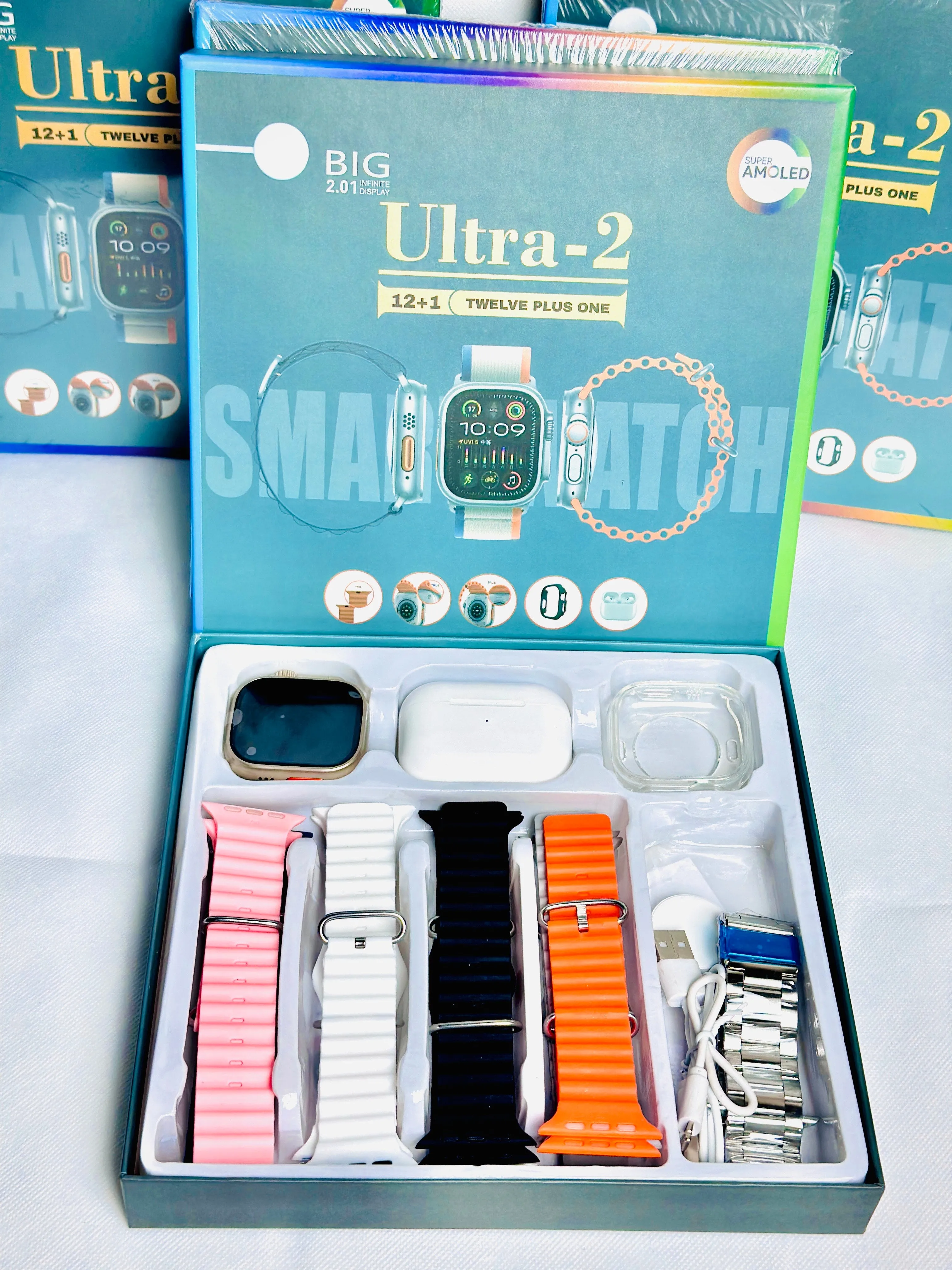 Watch Ultra 2 With 10 Straps & Airpods