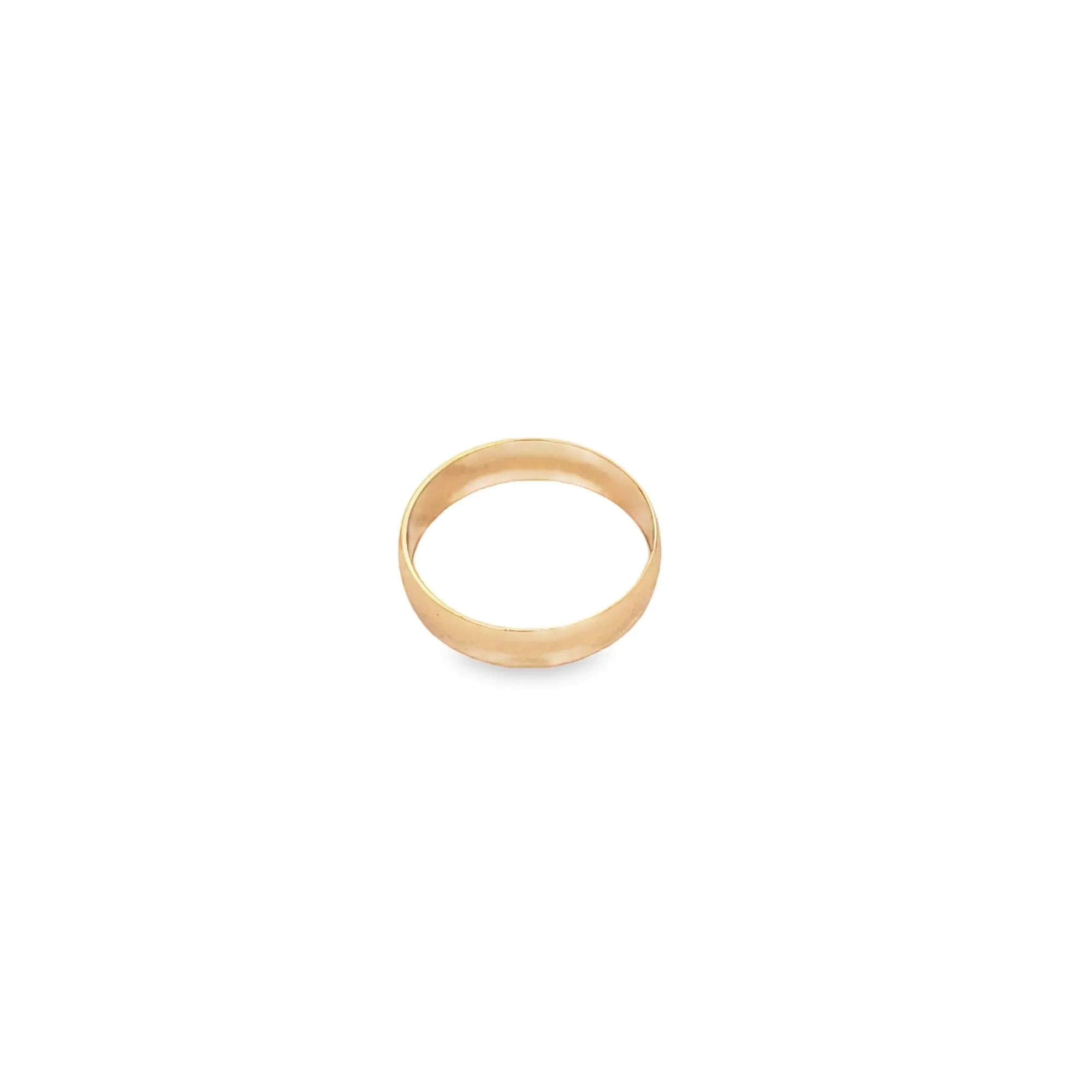 Wide Flat Ring Band - Simple Design (D7)