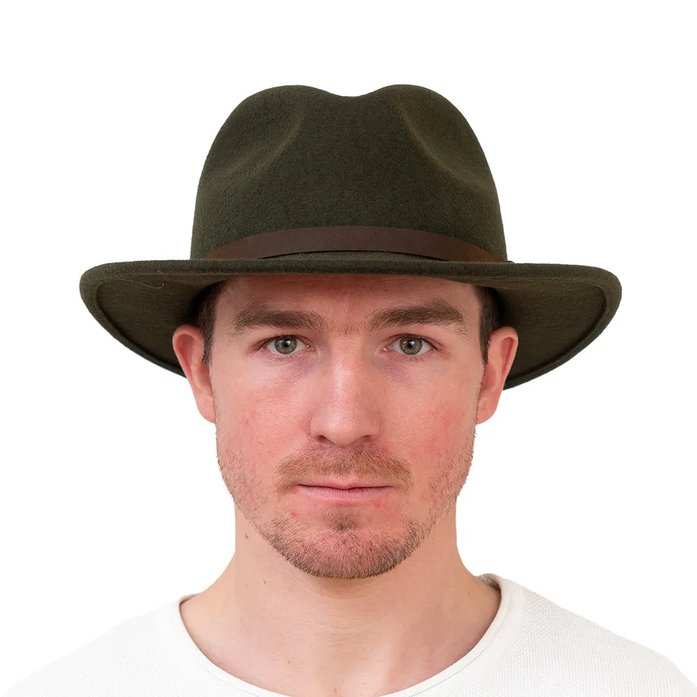 Wool Felt Hat, Green