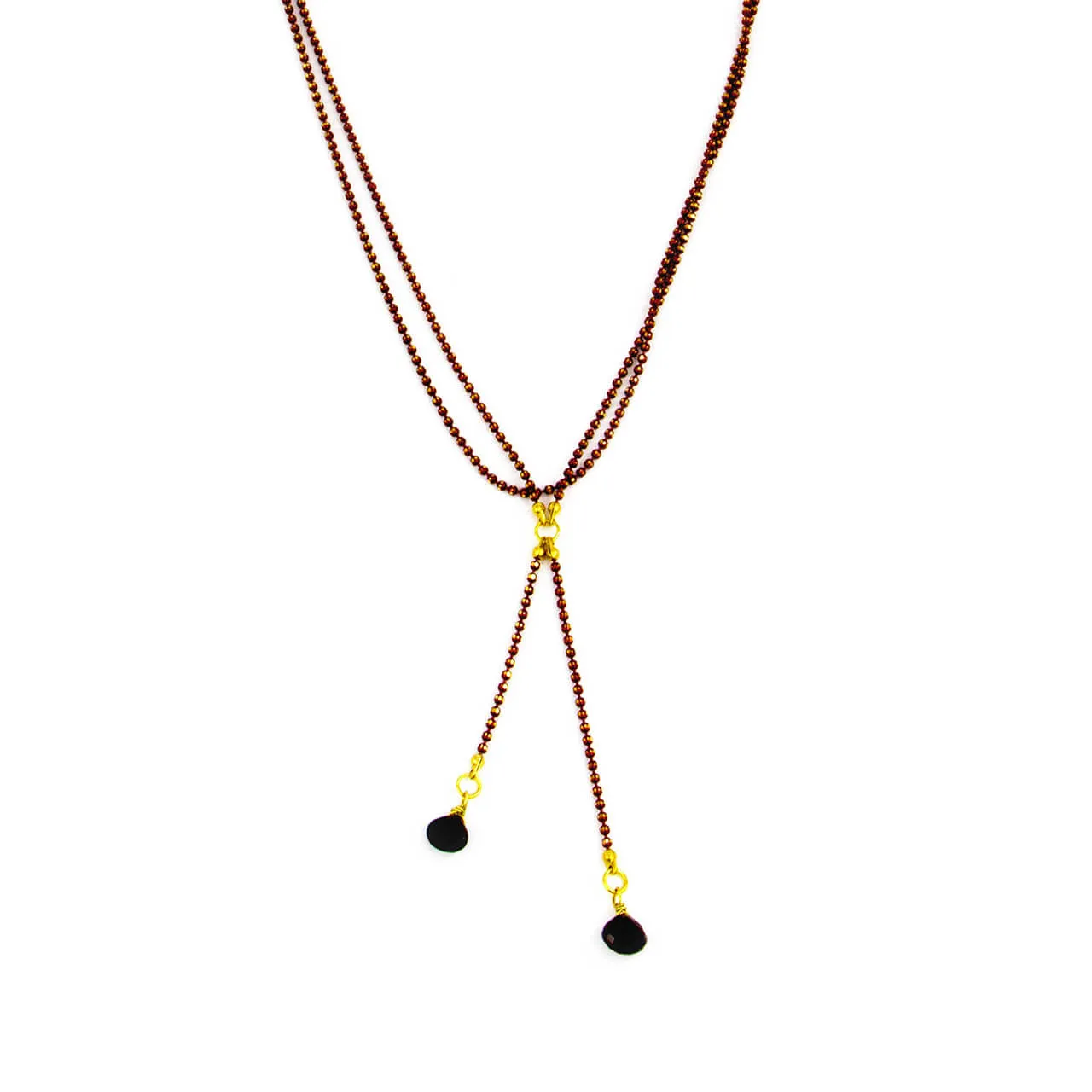 X Choker Garnet