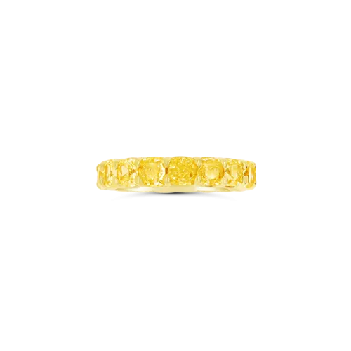 Yellow Diamond Eternity Band Ring