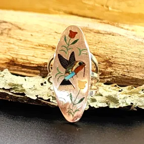 Zuni Hummingbird Ring - Size: 3