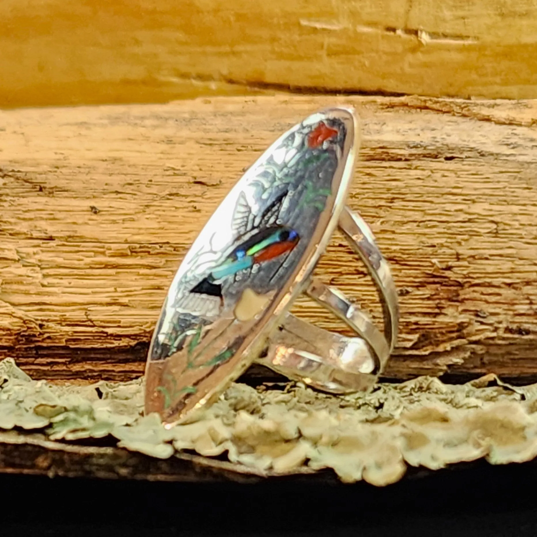 Zuni Hummingbird Ring - Size: 3